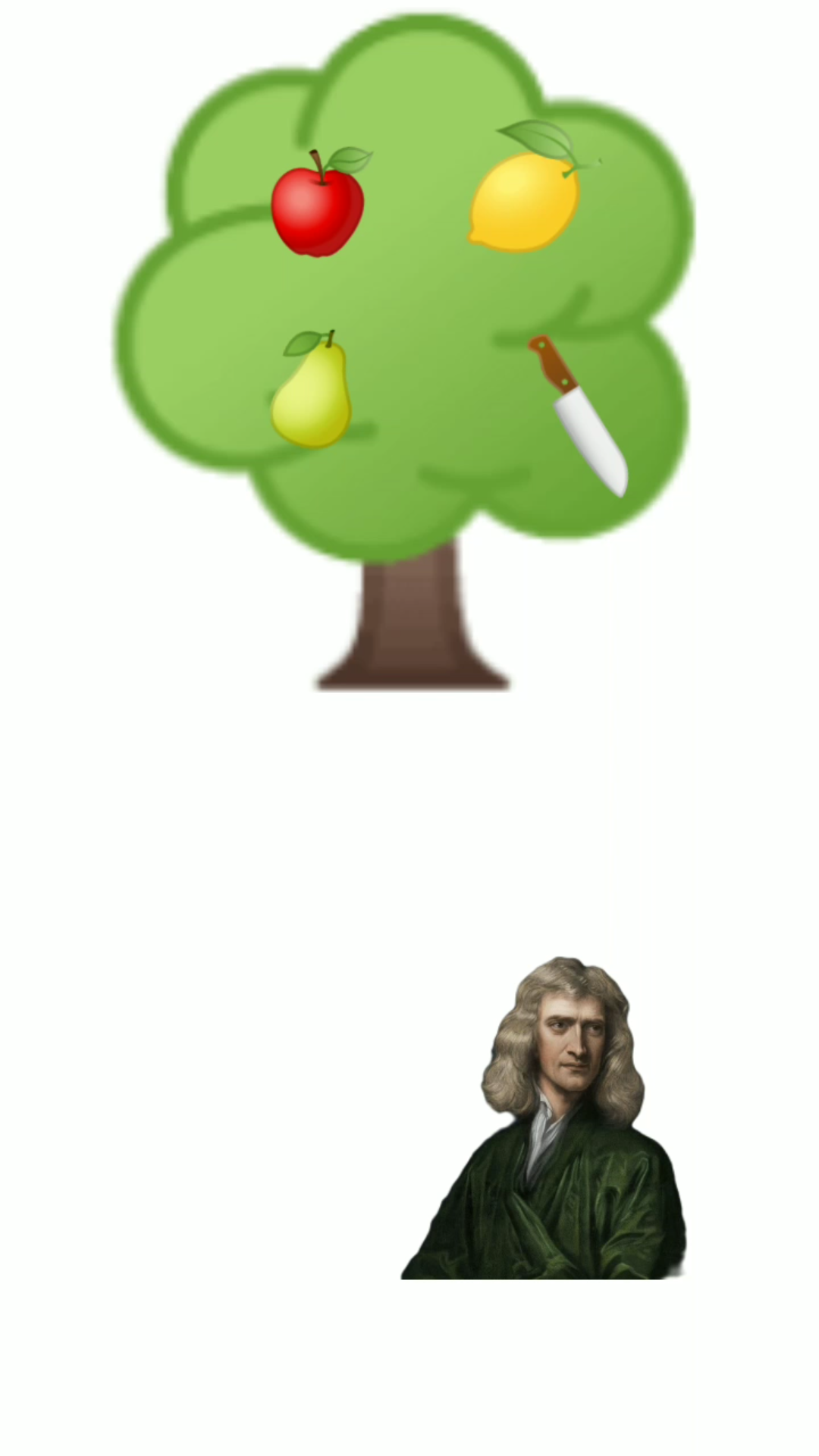 牛顿被苹果砸全过程