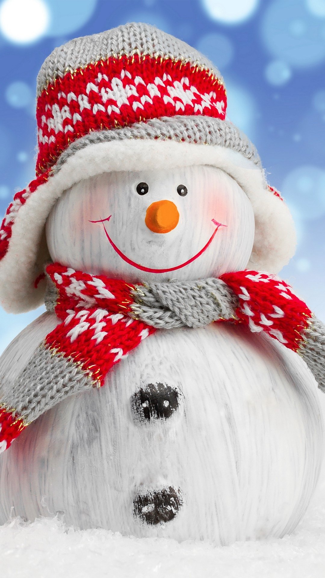 一组精美的戴围巾的小雪人,戴围巾,围巾,雪人,标签:可爱壁纸可爱圣诞