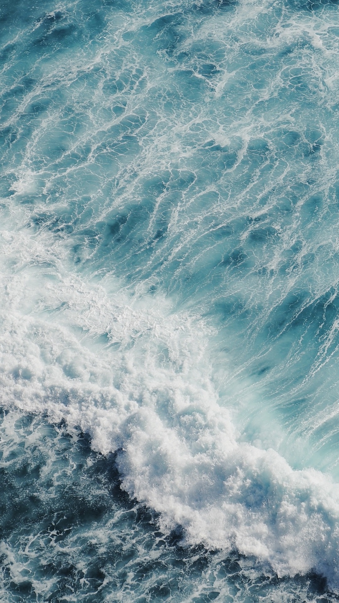海,波浪,顶视图iphone壁纸