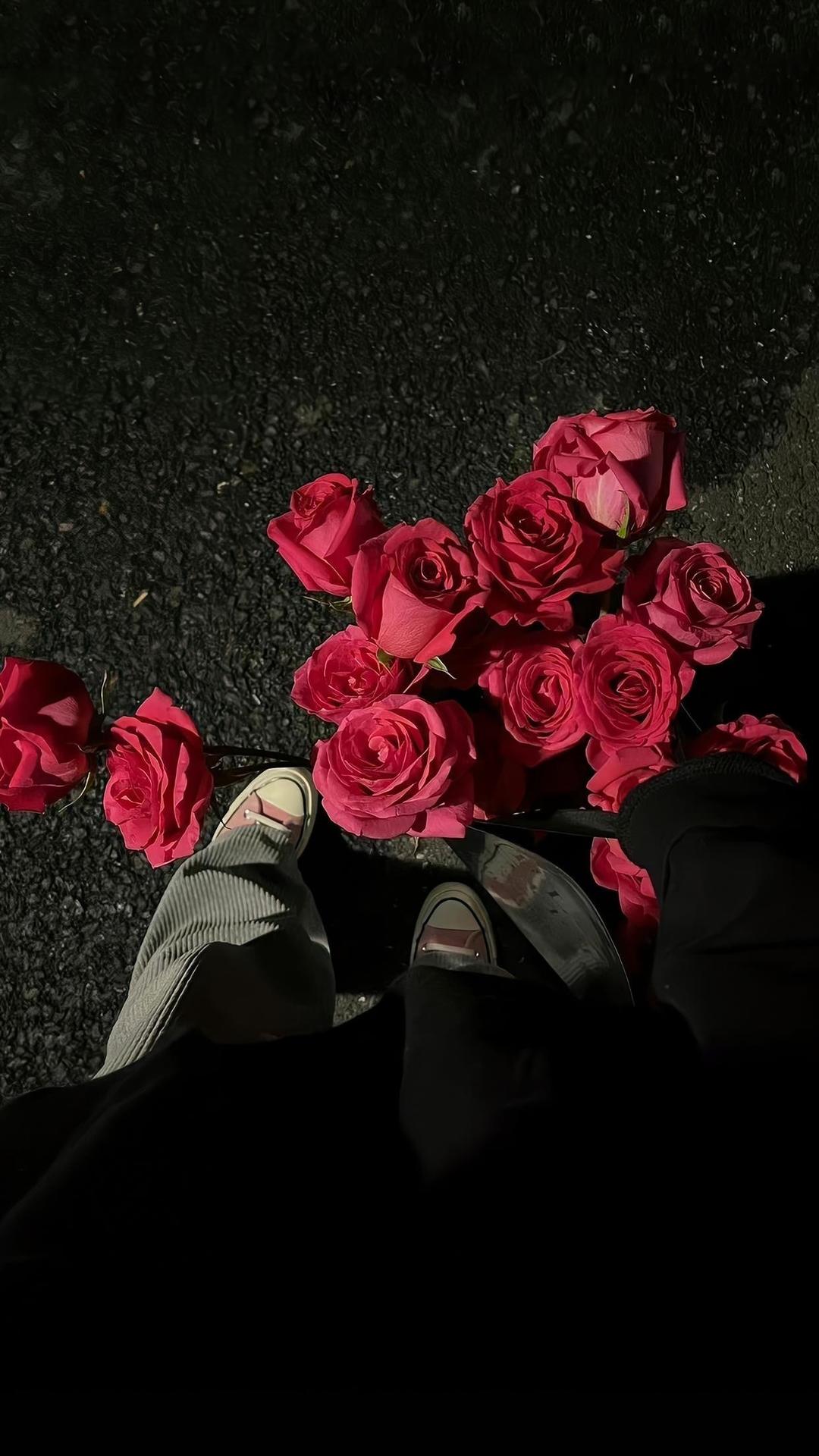 物语,唯美,玫瑰,浪漫,氛围,黑色