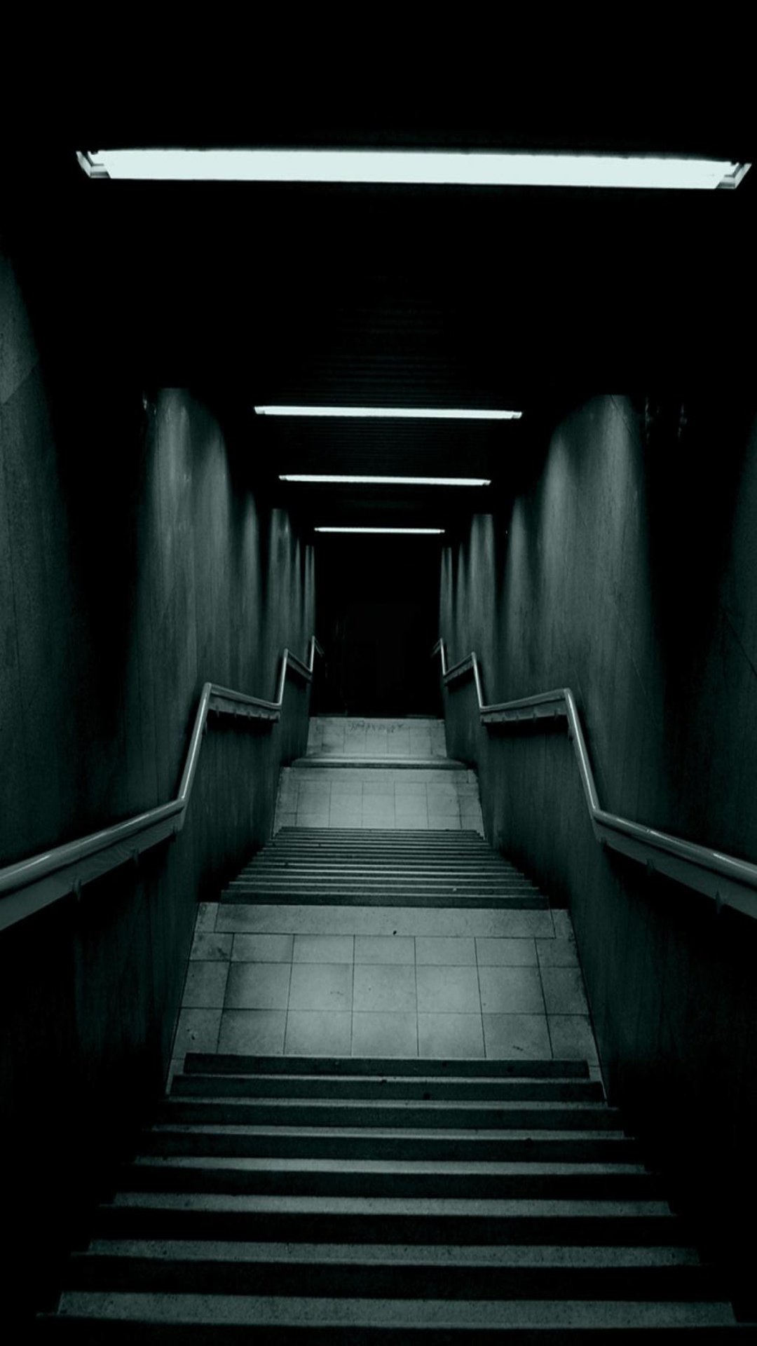 黑暗楼梯,高清图片,手机壁纸